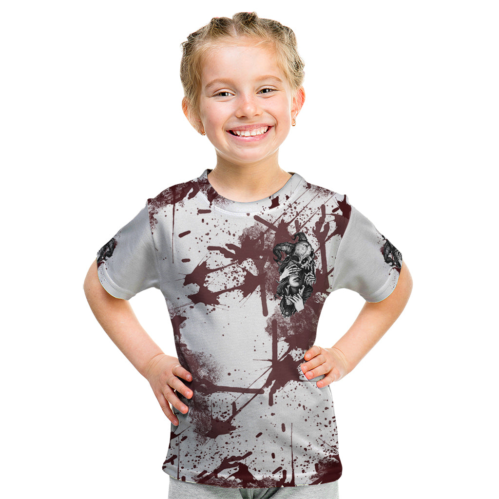 Love Me Like My Demons Do Skull Kid T Shirt - Wonder Print Shop