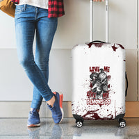 Love Me Like My Demons Do Skull Luggage Cover - Wonder Print Shop