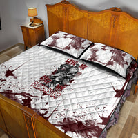 Love Me Like My Demons Do Skull Quilt Bed Set - Wonder Print Shop