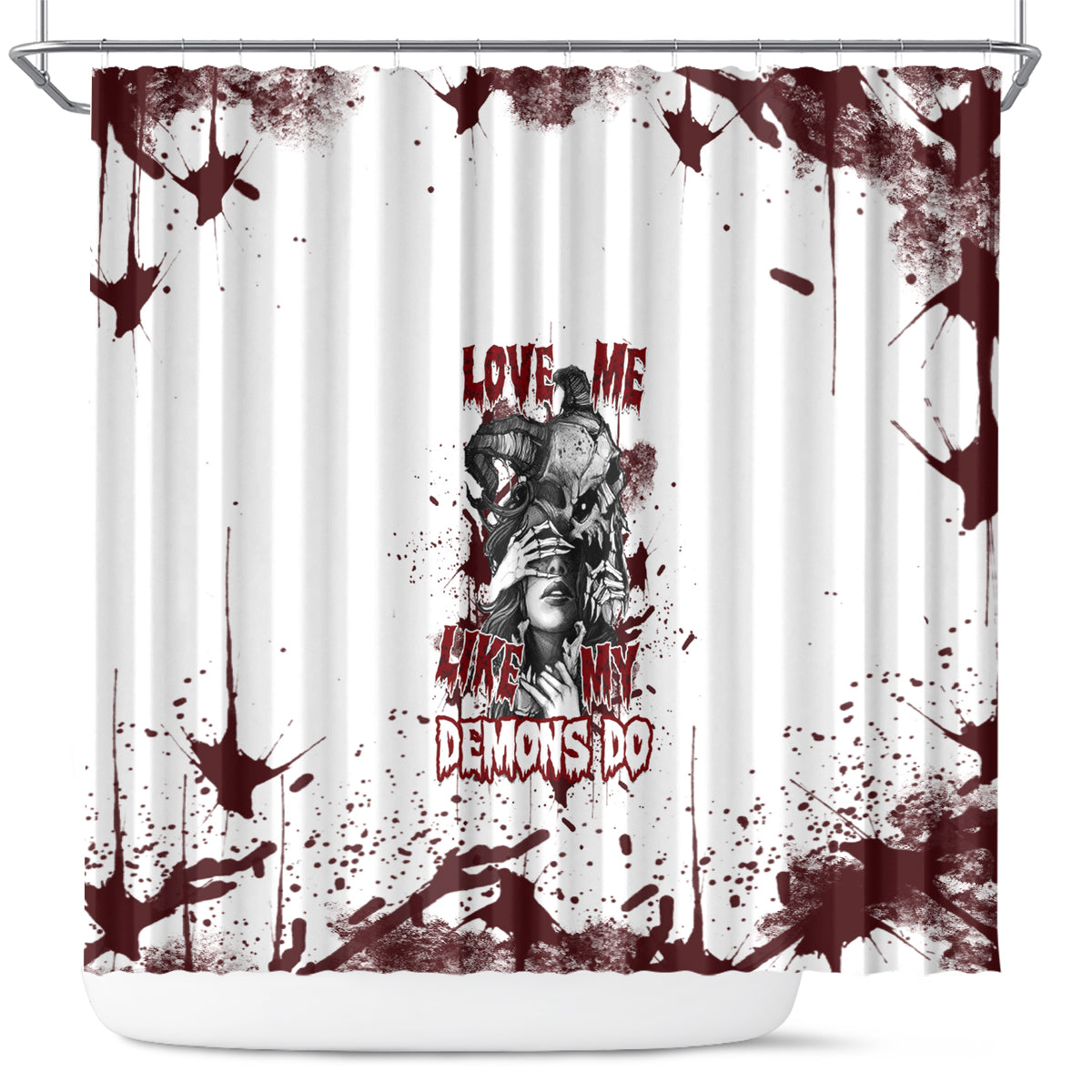 love-me-like-my-demons-do-skull-shower-curtain