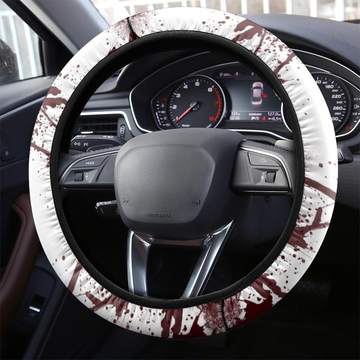 Love Me Like My Demons Do Skull Steering Wheel Cover - Wonder Print Shop