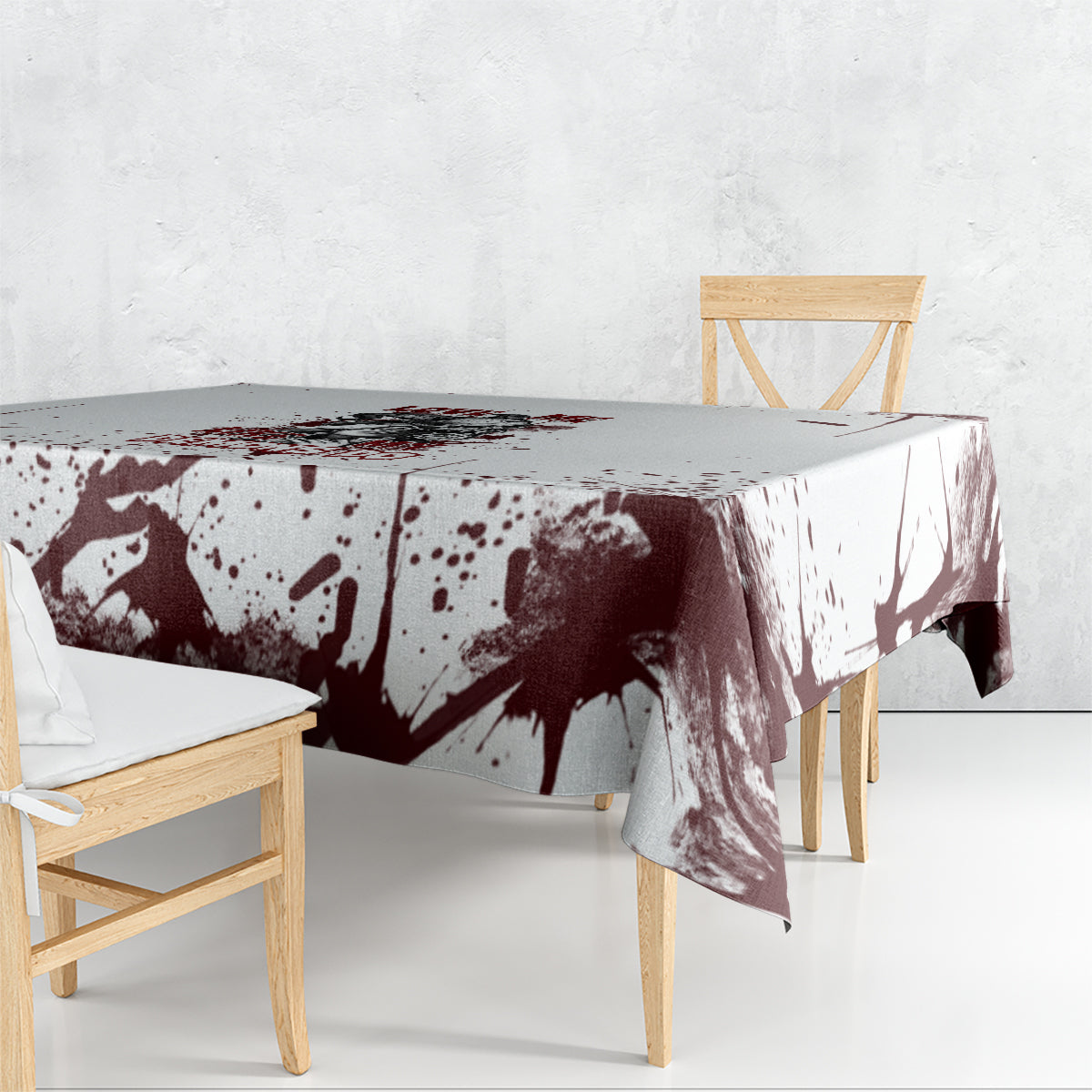 Love Me Like My Demons Do Skull Tablecloth - Wonder Print Shop