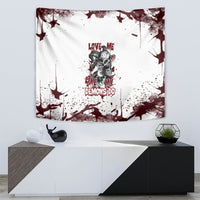 Love Me Like My Demons Do Skull Tapestry - Wonder Print Shop
