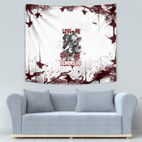 Love Me Like My Demons Do Skull Tapestry - Wonder Print Shop