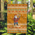 Cyprus Christmas Garden Flag with Santa Holding Doves Olive Branch Snowflakes and Holiday - Wonder Print Shop