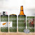 Cyprus Christmas 4 in 1 Can Cooler Tumbler with Santa Riding Ram Ho Ho Holy Cyprus Text and Green Holiday - Wonder Print Shop