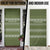 Cyprus Christmas Door Cover with Santa Riding Ram Ho Ho Holy Cyprus Text and Green Holiday - Wonder Print Shop