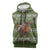 Cyprus Christmas Sleeveless Zip Hoodie with Santa Riding Ram Ho Ho Holy Cyprus Text and Green Holiday - Wonder Print Shop