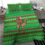 Djibouti Christmas Bedding Set with Santa Riding Camel Palm Trees Red Camel - Wonder Print Shop
