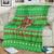 Djibouti Christmas Blanket with Santa Riding Camel Palm Trees Red Camel - Wonder Print Shop