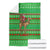 Djibouti Christmas Blanket with Santa Riding Camel Palm Trees Red Camel - Wonder Print Shop