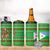 Djibouti Christmas 4 in 1 Can Cooler Tumbler with Santa Riding Camel Palm Trees Red Camel - Wonder Print Shop