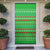 Djibouti Christmas Door Cover with Santa Riding Camel Palm Trees Red Camel - Wonder Print Shop
