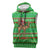 Djibouti Christmas Sleeveless Hoodie with Santa Riding Camel Palm Trees Red Camel - Wonder Print Shop
