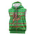 Djibouti Christmas Sleeveless Zip Hoodie with Santa Riding Camel Palm Trees Red Camel - Wonder Print Shop