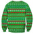 Djibouti Christmas Sweatshirt with Santa Riding Camel Palm Trees Red Camel - Wonder Print Shop
