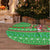 Djibouti Christmas Tree Skirt with Santa Riding Camel Palm Trees Red Camel - Wonder Print Shop