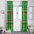 Djibouti Christmas Window Curtain with Santa Riding Camel Palm Trees Red Camel - Wonder Print Shop