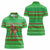 Djibouti Christmas Women Polo Shirt with Santa Riding Camel Palm Trees Red Camel - Wonder Print Shop