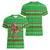 Djibouti Christmas Women V-Neck T-Shirt with Santa Riding Camel Palm Trees Red Camel - Wonder Print Shop