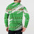 Djibouti Christmas Button Sweatshirt with Santa Eagle Doves Trees and Green Snowflake Holiday - Wonder Print Shop