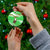 Djibouti Christmas Ceramic Ornament with Santa Eagle Doves Trees and Green Snowflake Holiday - Wonder Print Shop