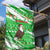 Djibouti Christmas Garden Flag with Santa Eagle Doves Trees and Green Snowflake Holiday - Wonder Print Shop