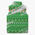 Djibouti Christmas Sleeveless Puffer Jacket with Santa Eagle Doves Trees and Green Snowflake Holiday - Wonder Print Shop
