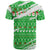 Djibouti Christmas T Shirt with Santa Eagle Doves Trees and Green Snowflake Holiday - Wonder Print Shop