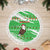 Djibouti Christmas Tree Skirt with Santa Eagle Doves Trees and Green Snowflake Holiday - Wonder Print Shop
