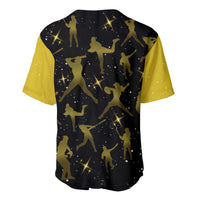 Softball Sunflower Yellow Black Christmas Baseball Jersey Xmas Holiday Patterns - Wonder Print Shop