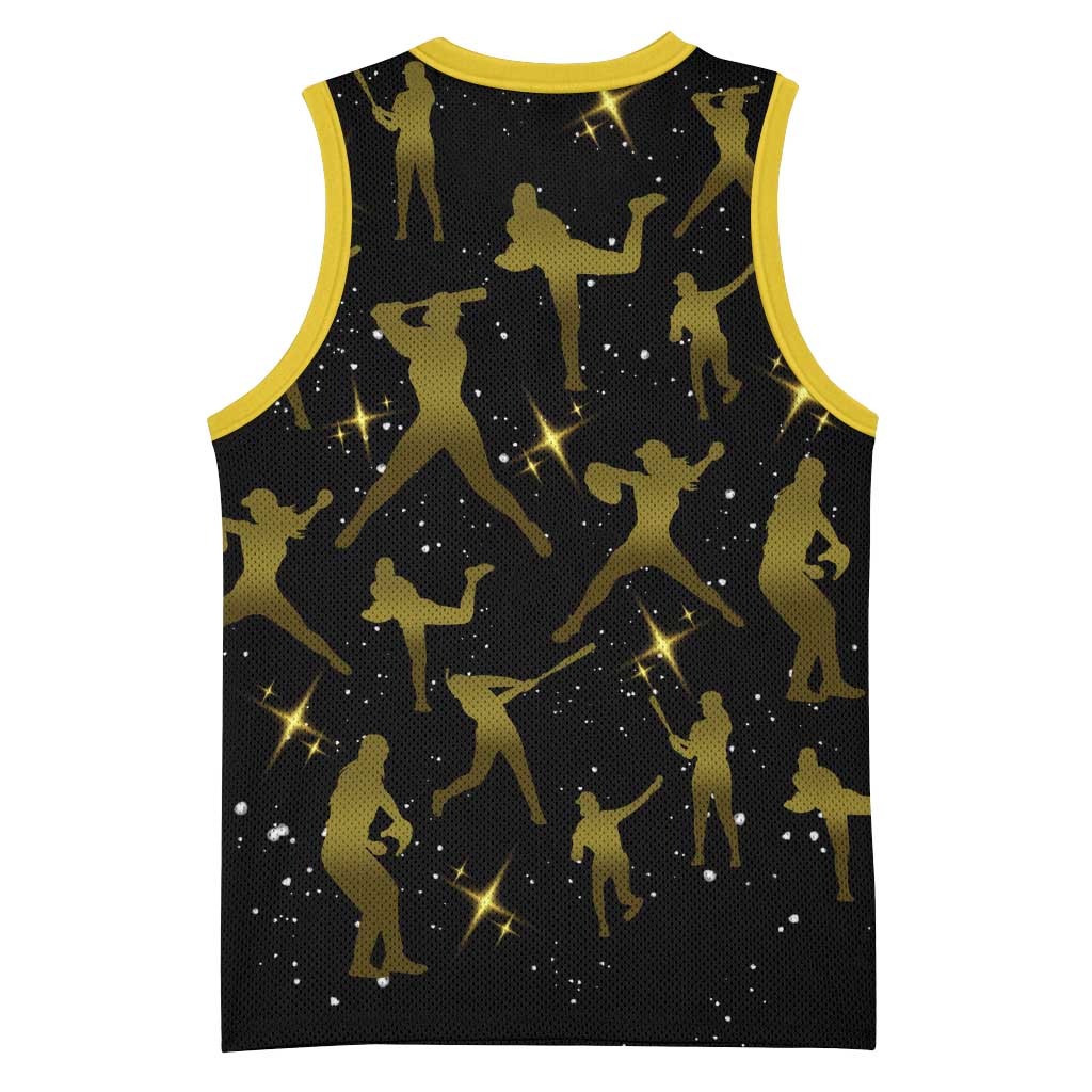 Softball Sunflower Yellow Black Christmas Basketball Jersey Xmas Holiday Patterns - Wonder Print Shop