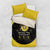 Softball Sunflower Yellow Black Christmas Bedding Set Xmas Holiday Patterns - Wonder Print Shop