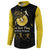 Softball Sunflower Yellow Black Christmas Button Sweatshirt Xmas Holiday Patterns - Wonder Print Shop
