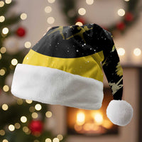 Softball Sunflower Yellow Black Christmas Santa Hat Xmas Holiday Patterns - Wonder Print Shop