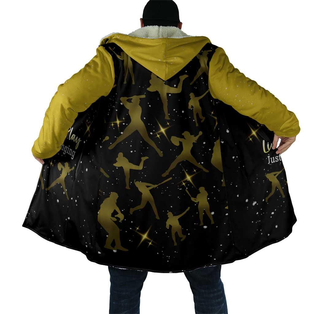 Softball Sunflower Yellow Black Christmas Cloak Xmas Holiday Patterns - Wonder Print Shop