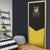 Softball Sunflower Yellow Black Christmas Door Cover Xmas Holiday Patterns - Wonder Print Shop
