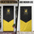 Softball Sunflower Yellow Black Christmas Door Cover Xmas Holiday Patterns - Wonder Print Shop