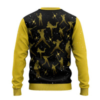 Softball Sunflower Yellow Black Christmas Ugly Christmas Sweater Xmas Holiday Patterns - Wonder Print Shop