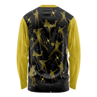 Softball Sunflower Yellow Black Christmas Long Sleeve Shirt Xmas Holiday Patterns - Wonder Print Shop