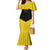 Softball Sunflower Yellow Black Christmas Mermaid Dress Xmas Holiday Patterns - Wonder Print Shop