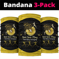 Softball Sunflower Yellow Black Christmas Neck Gaiter Xmas Holiday Patterns - Wonder Print Shop