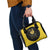 Softball Sunflower Yellow Black Christmas Shoulder Handbag Xmas Holiday Patterns - Wonder Print Shop