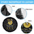 Softball Sunflower Yellow Black Christmas Spare Tire Cover Xmas Holiday Patterns - Wonder Print Shop