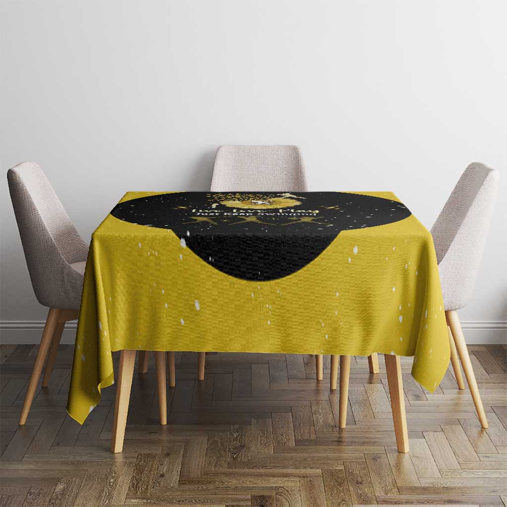 Softball Sunflower Yellow Black Christmas Tablecloth Xmas Holiday Patterns - Wonder Print Shop