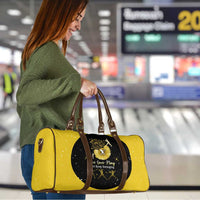 Softball Sunflower Yellow Black Christmas Travel Bag Xmas Holiday Patterns - Wonder Print Shop