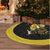 Softball Sunflower Yellow Black Christmas Tree Skirt Xmas Holiday Patterns - Wonder Print Shop
