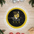 Softball Sunflower Yellow Black Christmas Tree Skirt Xmas Holiday Patterns - Wonder Print Shop