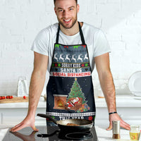 Sorry Kids Santa Is Social Distancing This Year Christmas Apron Xmas Holiday Patterns - Wonder Print Shop