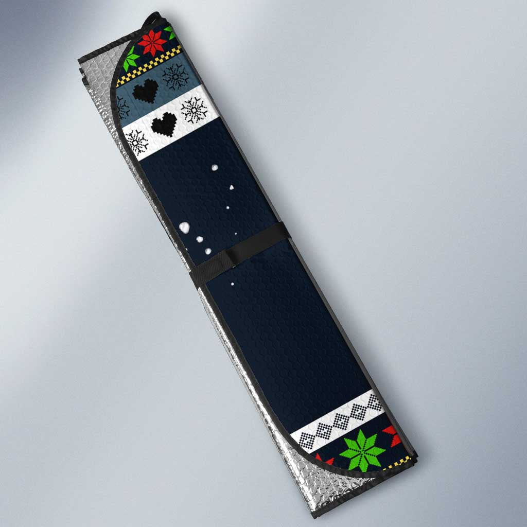 Sorry Kids Santa Is Social Distancing This Year Christmas Auto Sun Shade Xmas Holiday Patterns - Wonder Print Shop